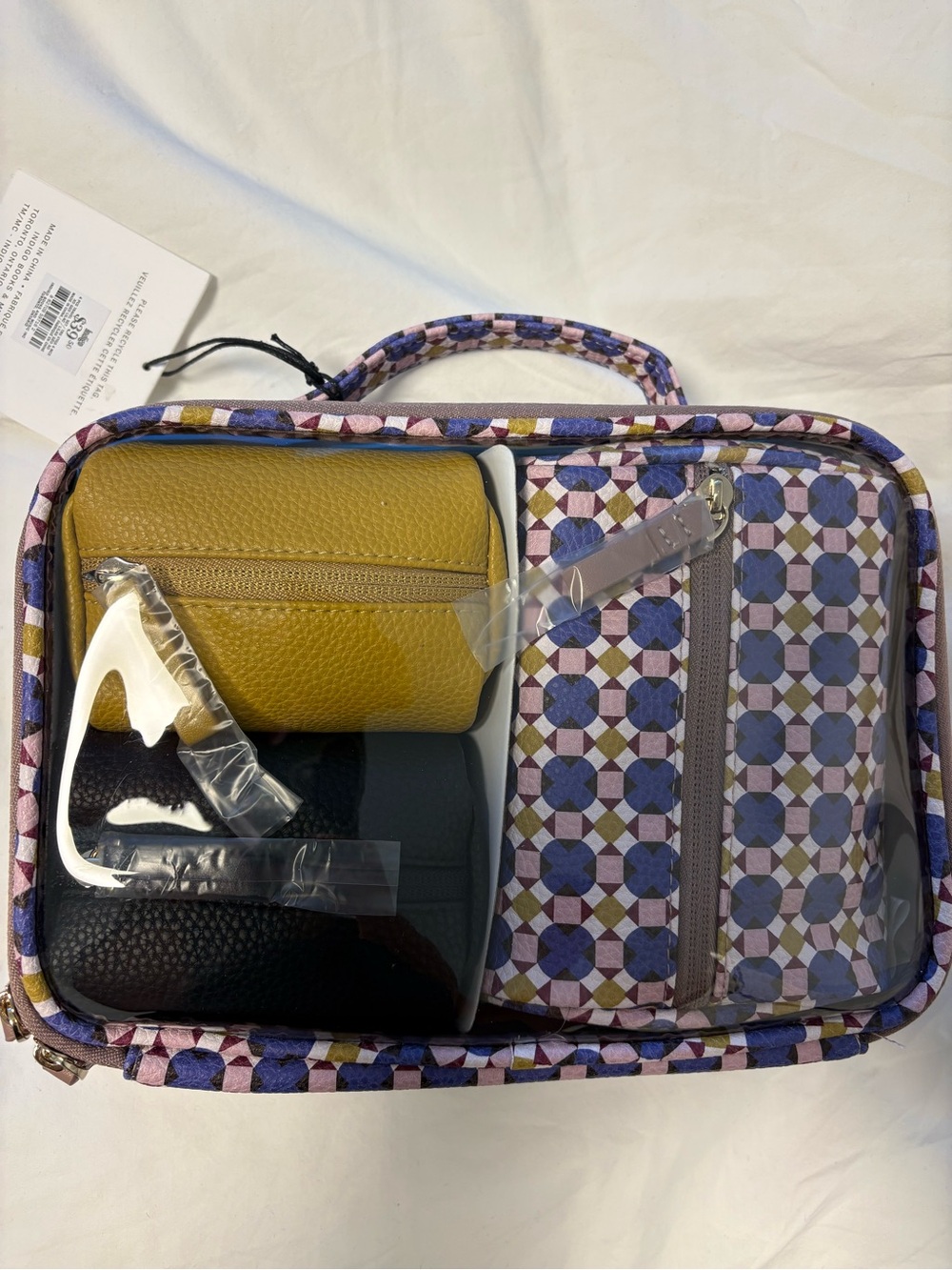 Indigo Organizer with mini pouches